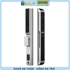 Khóa vân tay Giovani GSL-Z2FGR màu xám, bảo mật cao cho cửa nhôm, thiết kế sang trọng