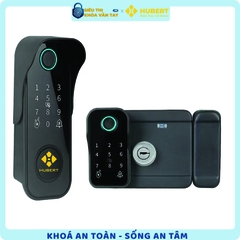 Khóa vân tay Hubert cửa cổng CC78 BLACK mang lại sự an toàn tối đa cho ngôi nhà