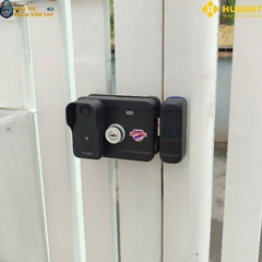 Sản phẩm khóa vân tay Hubert cửa cổng CC78 BLACK phù hợp cho mọi loại cổng sắt, cổng gỗ