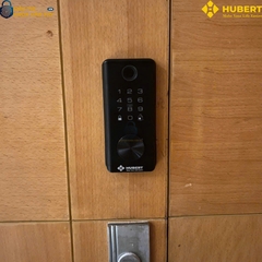 Thiết kế nhỏ gọn, chắc chắn, phù hợp với nhiều loại cửa gỗ cao cấp.