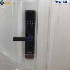 Khóa cửa gỗ thông minh Hyundai HY-SL007 phiên bản màu đen tiện ích