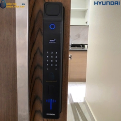 Hyundai HY-SLA808 Black – khóa vân tay thông minh cho cửa gỗ gia đình