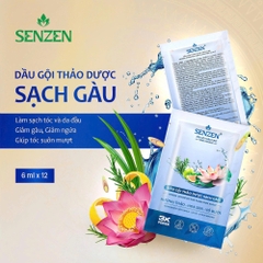 DẦU GỘI THẢO DƯỢC SẠCH GÀU SENZEN 12 GÓI x 6ML
