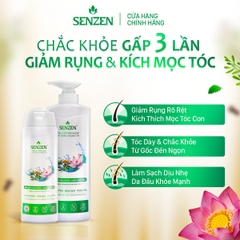 Mua 1 tặng 1 - Dầu Gội Thảo Dược Giảm Rụng SENZEN 560ML