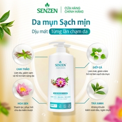 Mua 1 tặng 1 - Sữa Tắm Thảo Dược Giảm Mụn SenZen 860ML