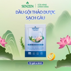 DẦU GỘI THẢO DƯỢC SẠCH GÀU SENZEN 12 GÓI x 6ML