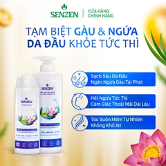 Mua 1 tặng 1 - Dầu Gội Thảo Dược Sạch Gàu SENZEN 560ML