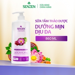 Mua 1 tặng 1 - Sữa Tắm Thảo Dược Dưỡng Mịn Dịu Da SenZen 860ML