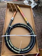 Dây Đầm Dùi Bê Tông FUREKI 38mm 6M Sử Dụng Động Cơ Xăng