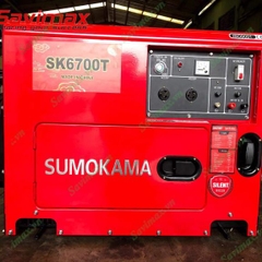 Máy Phát Điện Động Cơ Dầu Diesel SK6700T 5.5KW Cách Âm