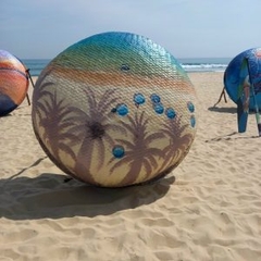 Thuyền Thúng Trang Trí, Thuyền Thúng Trang Trí Bãi Biển