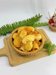 Da heo quay sấy mắm hành giòn tan hộp 100g