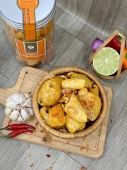 Da heo quay sấy mắm hành giòn tan hộp 100g