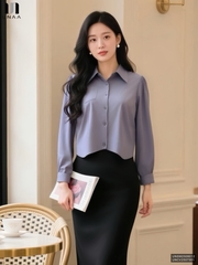 Sơ mi súp gấu kiểu cách trẻ trung UNSM2508012
