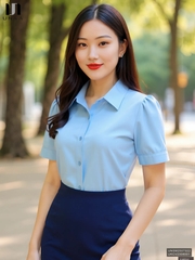 Sơ mi cộc tay Unaa thanh lịch UNSM2507022