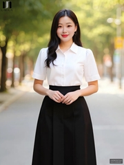 Sơ mi cộc tay Unaa thanh lịch UNSM2507022