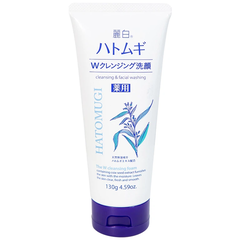 Sữa rửa mặt tẩy trang Reihaku Hatomugi Medicated W-Cleansing Foam 130g - 4513574027060