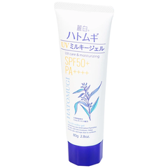Kem chống nắng Reihaku Hatomugi UV Milky Gel SPF50+ PA++++ 80g - 4513574033955