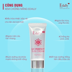 Kem chống nắng, ngừa nám, bảo vệ da (EDALLY EX UV PERFECT SUN CREAM SPF50+/PA++++)Thể tích 60ml