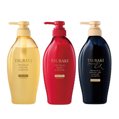 TSUBAKI DẦU XẢ PHỤC HỒI & BỒNG BỀNH 450ML (TSUBAKI PREMIUM VOLUME & REPAIR CONDITIONER 450ML)
