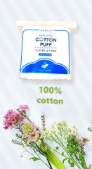 Bông tẩy trang hiệu Ibeaudy Reskin, miếng vuông,180miếng/gói