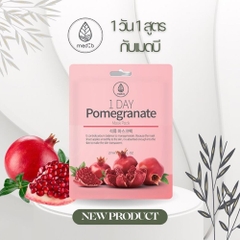 Mặt nạ MEDB 1 Day Pomegranate Mask Pack, giúp dưỡng ẩm, cải thiện độ đàn hồi, làm săn chắc da