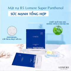 Mặt nạ dưỡng da LOMERE SUPER PANTHENOL THERMAL WATER MASK 23g/gói