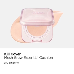 Phấn nước trang điểm CLIO KILL COVER MESH GLOW ESSENTIAL CUSHION SPF50+, PA++++ 21C LINGERIE