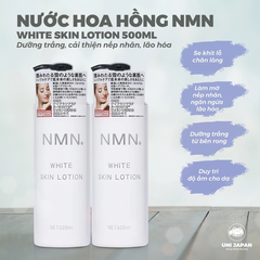NMN Nước hoa hồng trắng da White skin lotion 500ml-4571365222810