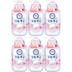 Sữa tắm bọt mịn dịu nhẹ hương hoa COW Milky Body Soap 500ml - 4901525011662
