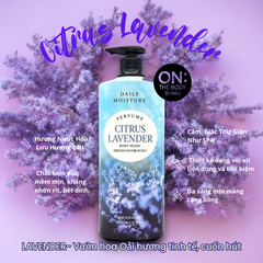 SỮA TẮM ON THE BODY DAILY MOISTURE PERFUME BODY WASH CITRUS LAVENDER SCENT 1100ml