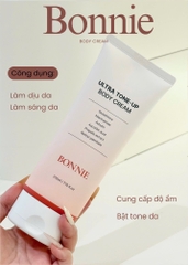 Kem dưỡng toàn thân, giúp làm sáng da,  cho làn da mịn màng(BONNIE ULTRA  TONE-UP BODY CREAM), đóng gói  210ml