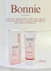 Kem dưỡng toàn thân, giúp làm sáng da,  cho làn da mịn màng(BONNIE ULTRA  TONE-UP BODY CREAM), đóng gói  210ml