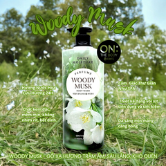 SỮA TẮM ON THE BODY DAILY MOISTURE PERFUME BODY WASH WOODY MUSK SCENT 1100ml