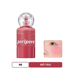 Má hồng kem PERIPERA SYRUPY TOK CHEEK 05 COOL APPLE