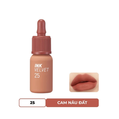 Son kem PERIPERA Ink Velvet 25 Cinnamon Nude