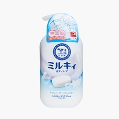 Sữa tắm bọt mịn dịu nhẹ hương cam chanh COW Milky Body Soap 500ml