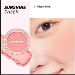 Phấn Má PERIPERA Pure Blushed Sunshine Cheek 11 Picnic Pink