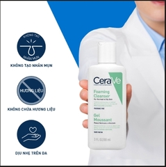 Sữa rửa mặt Cerave da dầu 30ml (30159952 CRV FOAM CLEANSER 1OZ 30ML(FA)) (hàng tặng kèm không bán)