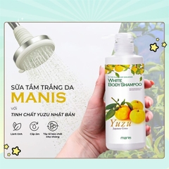 Sữa tắm trắng da MANIS hương yuzu 450ml - 4560350111109