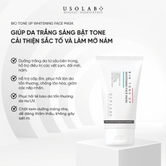 Ủ trắng da mặt USOLAB BIO TONE UP WHITENING FACE MASK 50ML