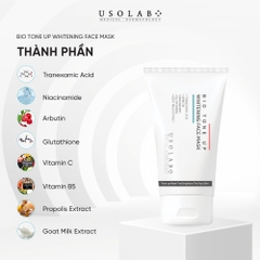 Ủ trắng da mặt USOLAB BIO TONE UP WHITENING FACE MASK 50ML