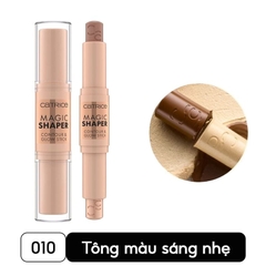 Sản phẩm bút tạo khối 2 đầu trang điểm Catrice Magic Shaper Contour & Glow Stick 010 Light 9g.
