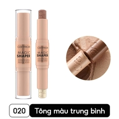 Sản phẩm bút tạo khối 2 đầu trang điểm Catrice Magic Shaper Contour & Glow Stick 020 Medium 9g
