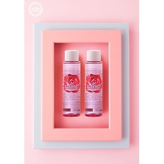 Nước tẩy trang làm sạch lớp trang điểm,bụi bẩn và bã nhờn trên da,dưỡng ẩm cho da (THE NATURE BOOK ROSE MICELLAR CLEANSING WATER),150ml