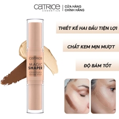 Sản phẩm bút tạo khối 2 đầu trang điểm Catrice Magic Shaper Contour & Glow Stick 020 Medium 9g