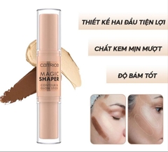 Sản phẩm bút tạo khối 2 đầu trang điểm Catrice Magic Shaper Contour & Glow Stick 010 Light 9g.