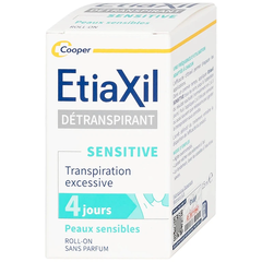 Lăn khử mùi và chống mùi cơ thể 15ml.Hiệu ETIAXIL (DETRANSPIRANT Traitement transpiration excessive Aisselles Peaux sensibles)