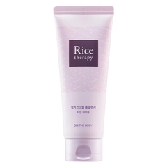 On the body Rice therapy Rice Bran Scrub Foam Cleanser