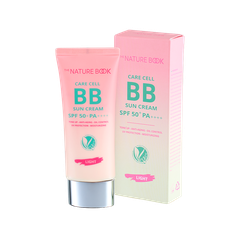 Kem che khuyết điểm, làm sáng da, dưỡng ẩm và chống nắng (THE NATURE BOOK CARE CELL BB SUN CREAM SPF50+PA++++).Thể tích 50ml.